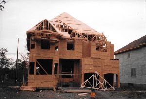 recovery house framing project